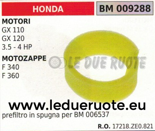 17218ze0821 spugna filtro aria - spugna,