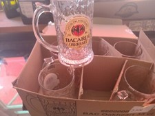 Bicchieri Boccali Bacardi Oakheart Murcielago 6 Pezzi Nuovi Con Confezione 