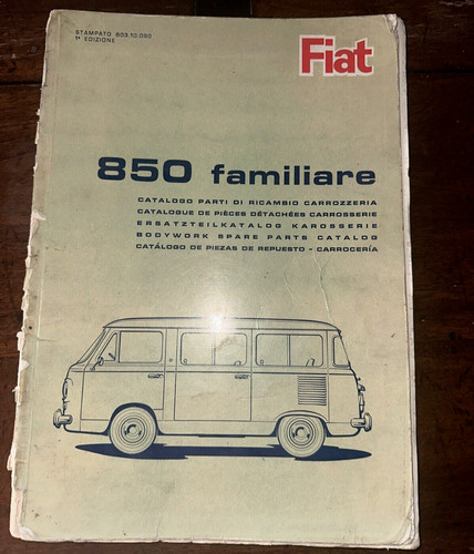 Fiat 850 familiare - fiat, catalogo