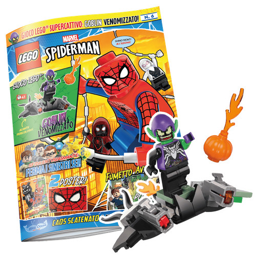 Lego spider man green - spider-man, n.6