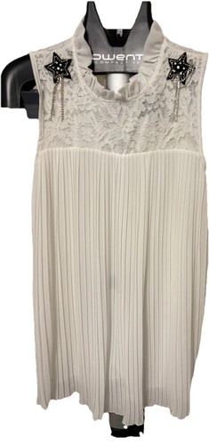 Abito odi amo bianco pizzo - et,
