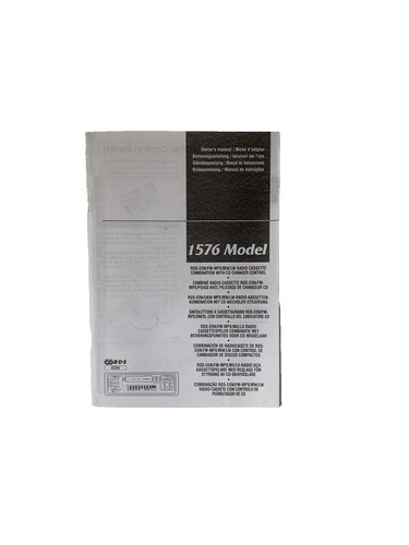 Clarion autoradio 1576 manuale - autoradio,