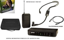 SHURE BLX14E / SM35 M17 SISTEMA MICROFONICO WIRELESS CON ARCHETTO SM35 + CAVO