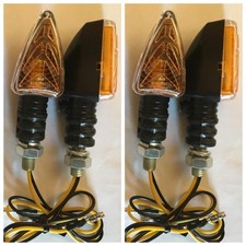 4 FRECCE NERE LAMPADA CORTE OMOLOGATE per HONDA XR 650 R A.E. Dall'Ara