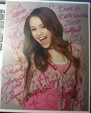 INCREDIBLE! Miley Cyrus Signed