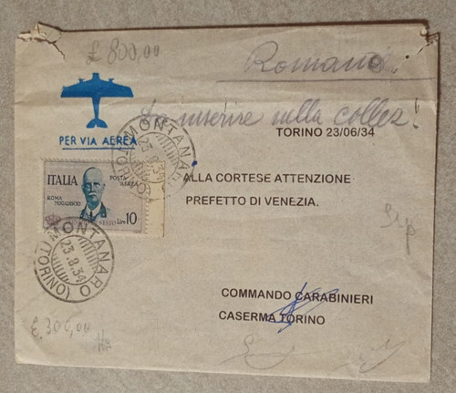 Regno 1934 bollo - lire, 10