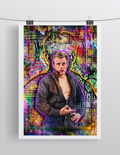 Poster james dean 24x36 - poster,