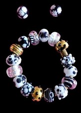 Bracciale e orecchini