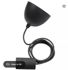 Ikea Sunneby Plafoniera Nera a