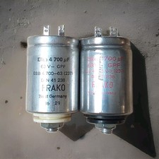 Condensatore elettrolitico Elko 4700 μF 63V (coppia)