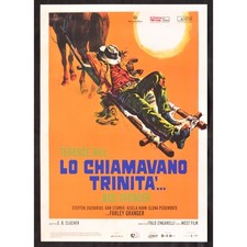 locandina LO CHIAMAVANO TRINITA' terence hill bud spencer CAT14