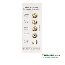 KIT 5 UGELLI 8MC PER GAS GPL