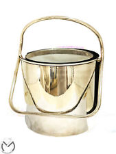 Cestello Secchiello vintage placcato Argento porta ghiaccio Champagne 338VV23