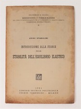 Luigi STABILINI Introduzione alla Teoria stabilità dell'EQUILIBRIO ELASTICO 1951
