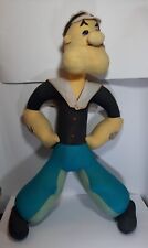 Antico Grande Peluche anni '60 Pupazzo BRACCIO DI FERRO POPEYE cm 90 Vintage