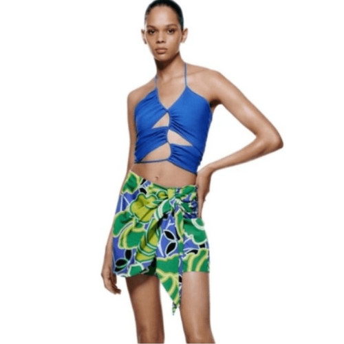 Zara pantaloncino cravatta - zara,