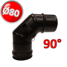 Curva 90° Ø 80 mm - acciaio