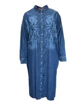 Abito In Denim Di Cotone