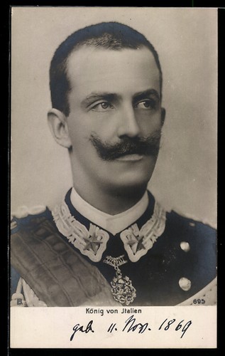 Cartolina vittorio emanuele - cartolina, re