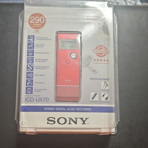 Sony icd ux70 - sony, handheld