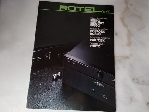 Rotel brochure 890 - rotel,