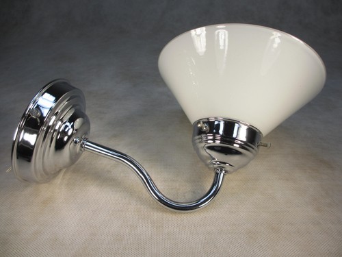 Lampada vintage cromata stile