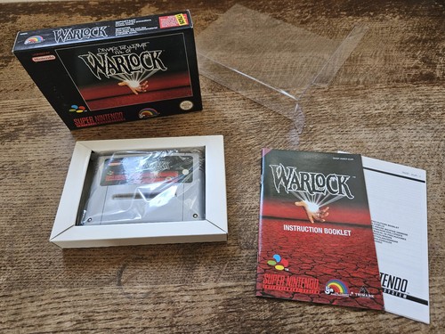 Snes super nintendo warlock - super,