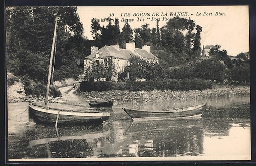 Cpa port rion les bords - cpa, rion,