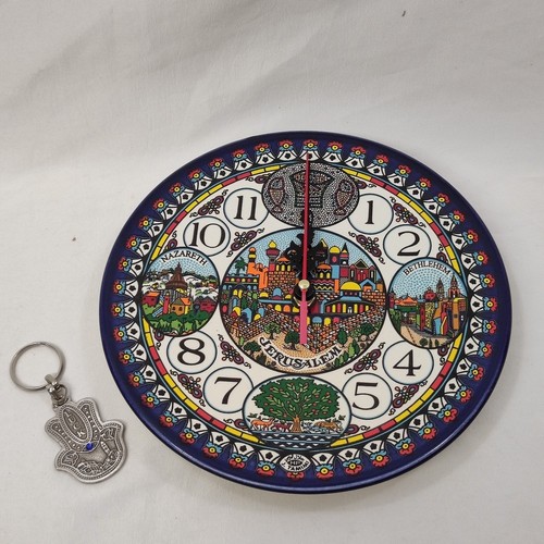 Orologio ceramica gerusalemme - orologio,