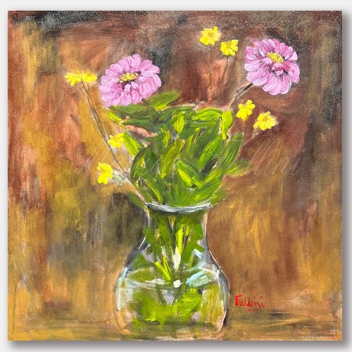 Dipinto olio 22 pollici - 22, x