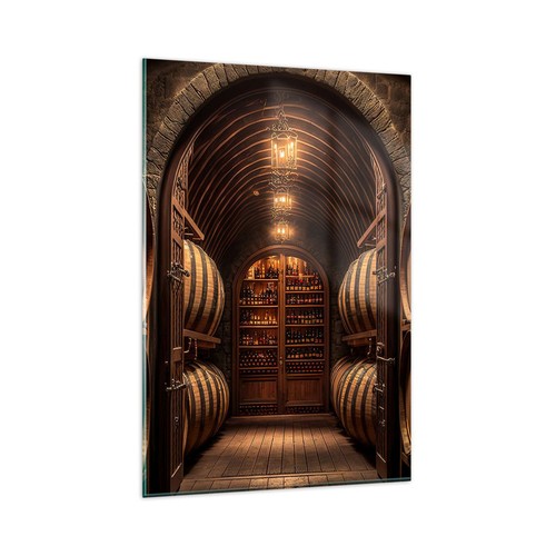 Quadro vetro 80x120cm vino - quadro, su