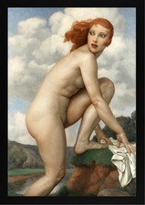 THE SURPRISED BATHER by Adrien