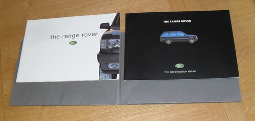 Set brochure range rover - brochure,