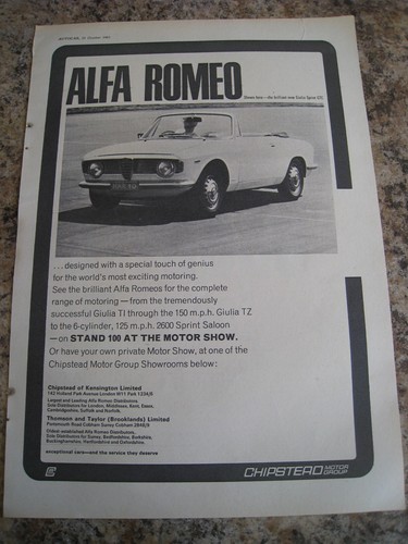 Alfa romeo giulia - romeo, sprint