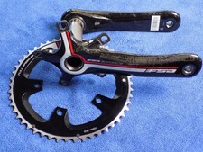 FSA K-FORCE BRACCI PEDIVELLA COMPATTI CARBONIO LEGGERO CON ANELLO 110BCD 50T 172,5MM MEGAEXO