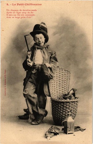 Cpa petit chiffonnier - le,