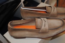 SANTONI MOCASSINO  PELLE RENNA