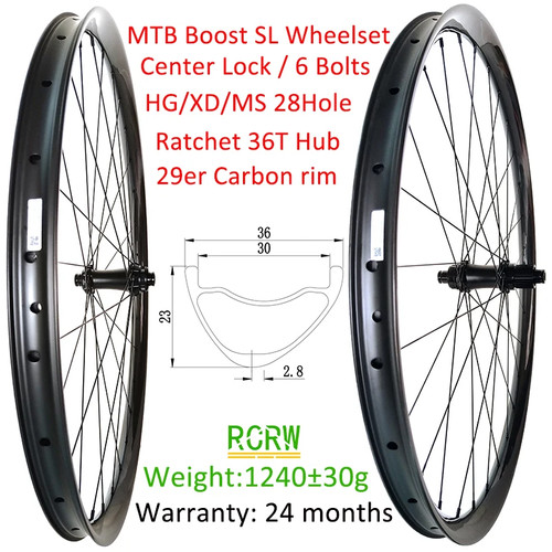 Set ruote mtb boost 29er - boost,