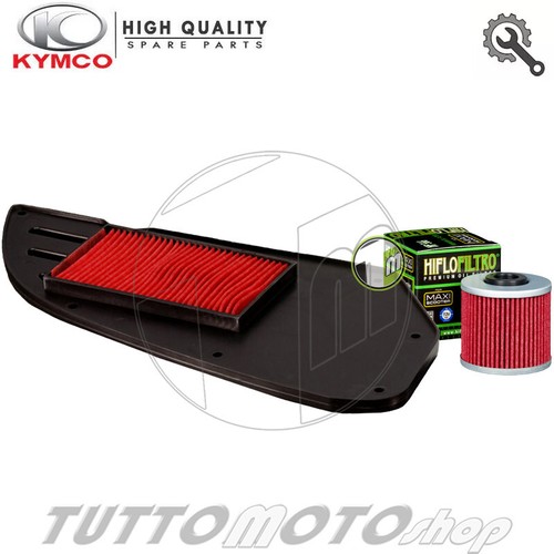 Kit filtro aria olio kymco - +,