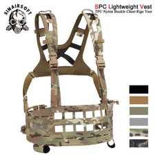 Gilet tattico paintball SPC Molle leggero pettorina sgancio rapido taglio laser