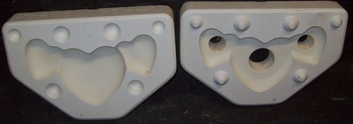 Ceramic mold molds triple - ceramic,