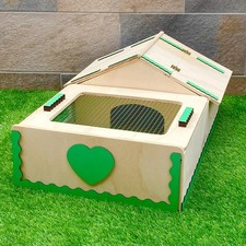 Casetta per tartarughe di terra, Terrario tartarughe terra, Tartarugaio 62x42x28