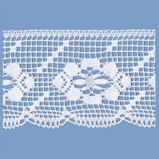 MERLETTO COTONE 96 MM BIANCO