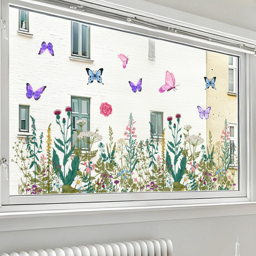 Fiore farfalla pvc - farfalla,