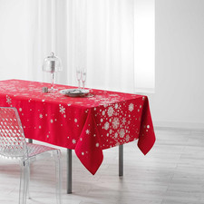 Constellation Tovaglia Rettangolare, 150 X 300 Cm, Rosso, Poliestere Stampato Me