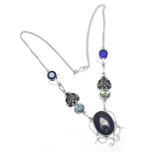 Collana lapislazzuli abalone - collana,