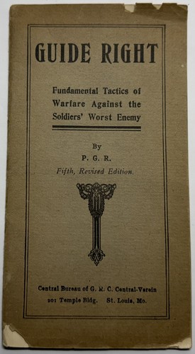 Guida destra vintage 1917 wwi - guida,