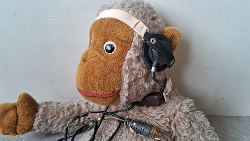 Auricolare vintage laringofono