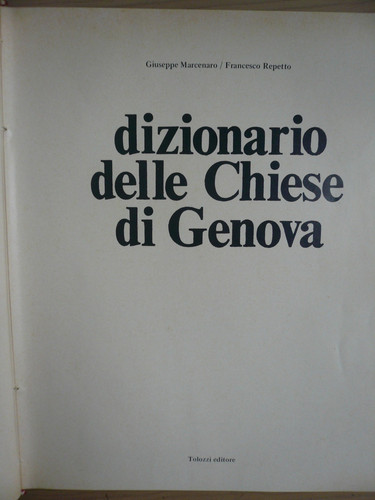 Dizionario delle chiese - , di