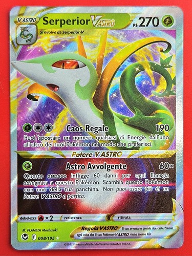Carta pokemon serperior - carta,